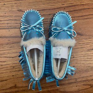 New! J Crew Girls' Lodge Moccasins